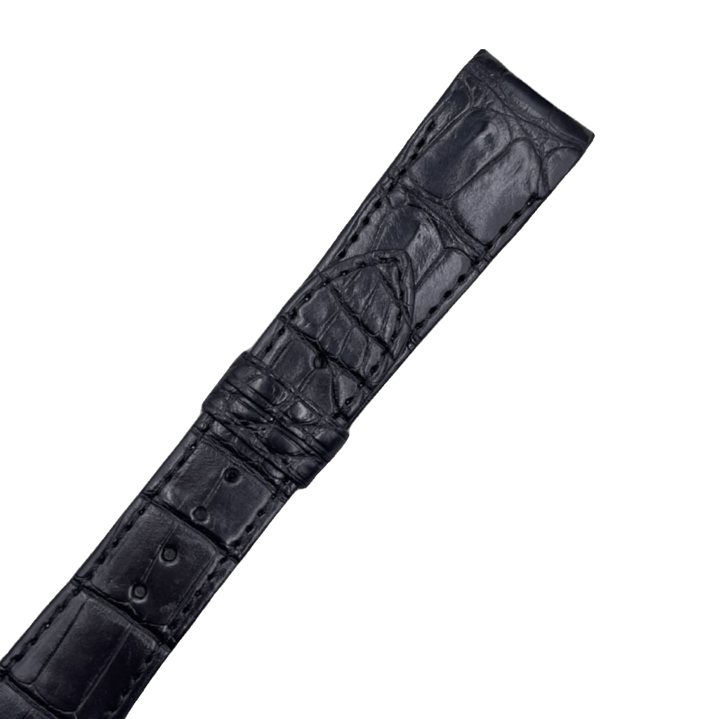 Fits Ulysse Nardin Marine Torpilleur 675-01 Alligator Leather Watch Strap, Handmade Custom Men's Strap