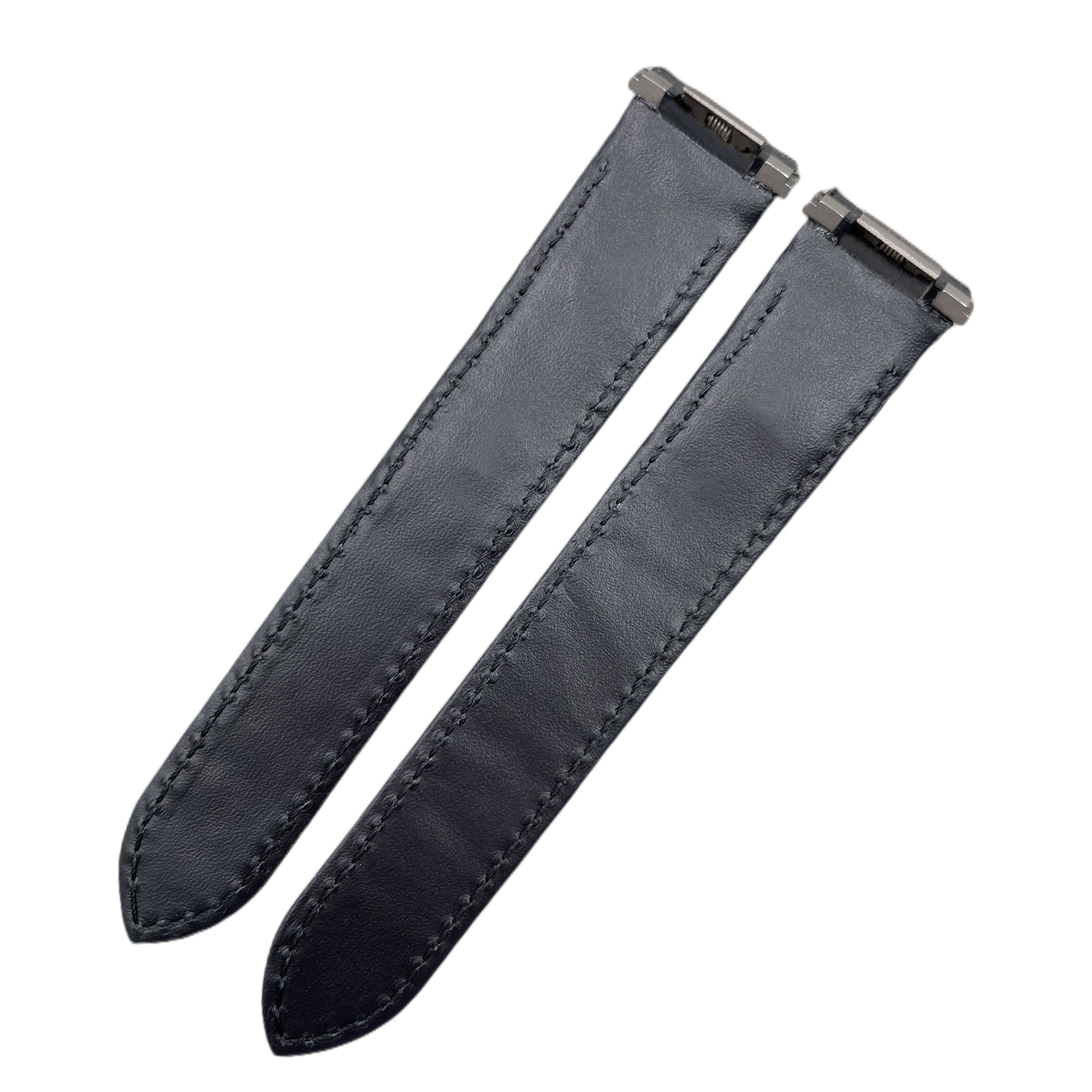 Fits Cartier Roadster W62025V3 W6206018 Quick Release Genuine Leather & Alligator Watch Strap, For Men & Women