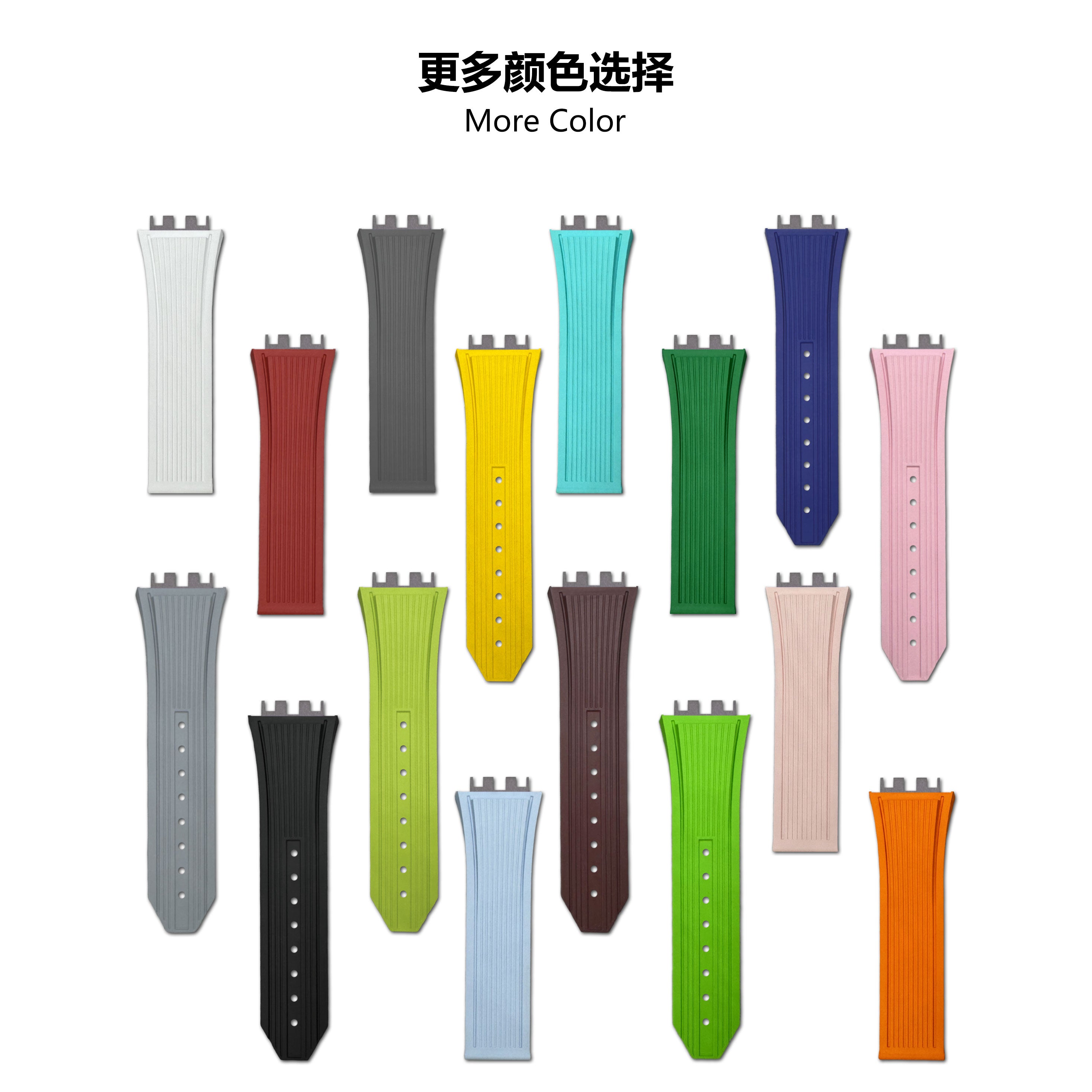 Fits HUBLOT Big Bang Series 642 & 441 Quick Release FKM Fluoro Rubber Watch Strap