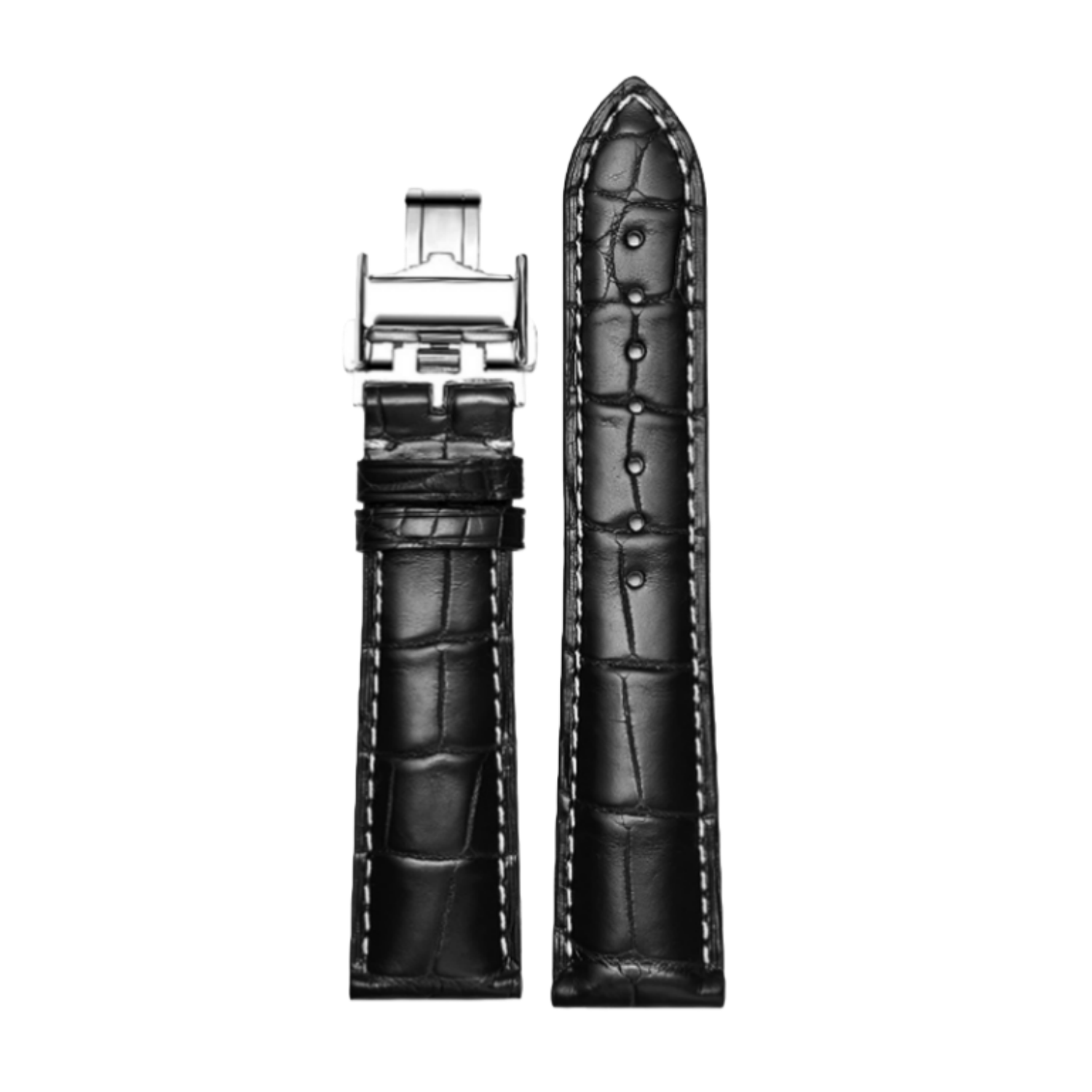 Genuine Alligator Leather Watch Strap for Longines Master Collection L2.673.4.78.3 L2.919.4.78.6 HydroConquest L3.830.4.02.6 L3.781.4.56.9 | Unisex