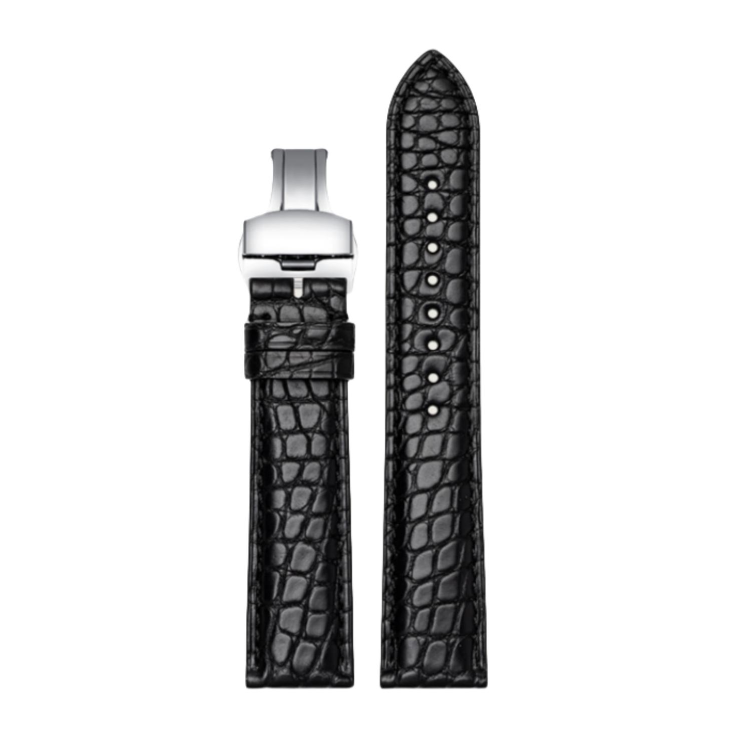 Genuine Alligator Leather Watch Strap for IWC, Longines, Omega, Montblanc, Jaeger-LeCoultre, Tissot