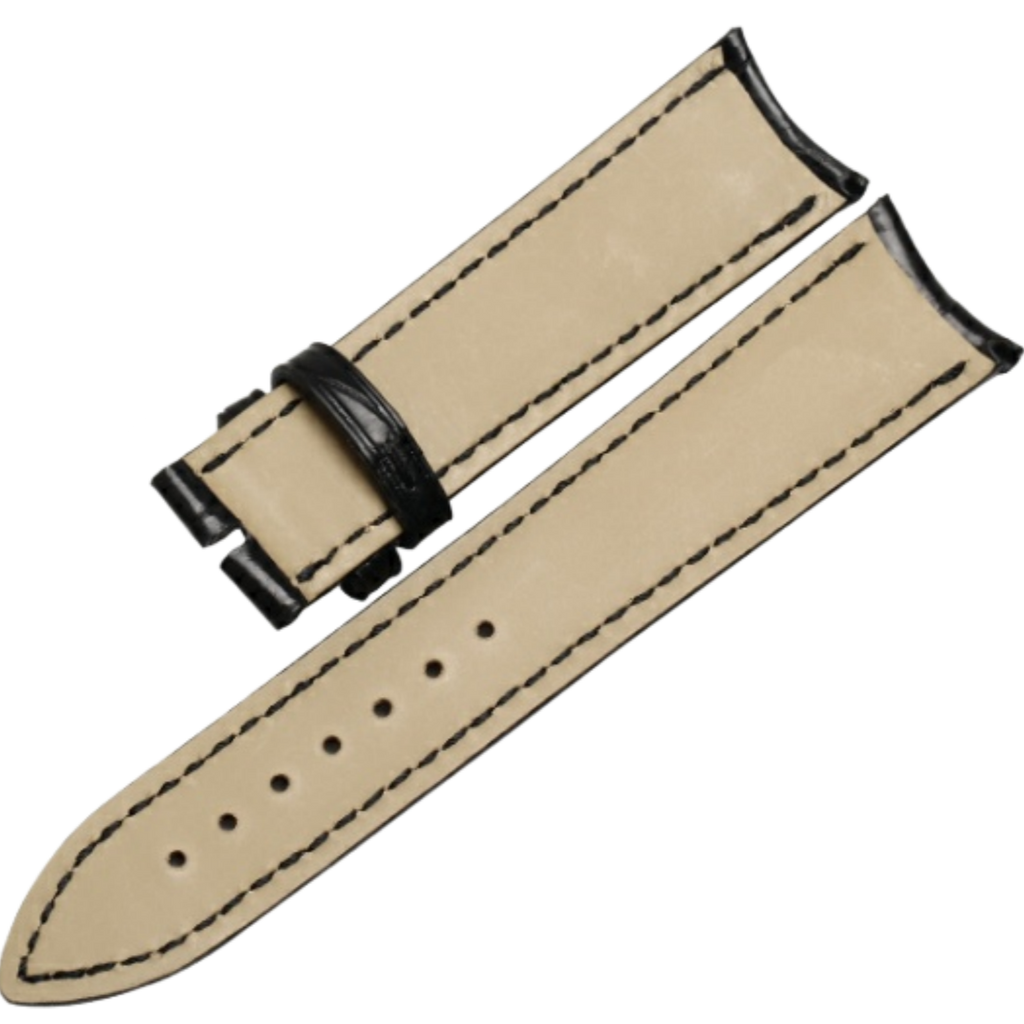American ALLIGATOR leather watch strap, compatible with VC Vacheron Constantin Patrimony 85180/811801274