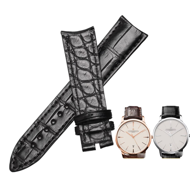 American double-sided alligator watch strap, replacement for V.C Vacheron Constantin Patrimony 87172