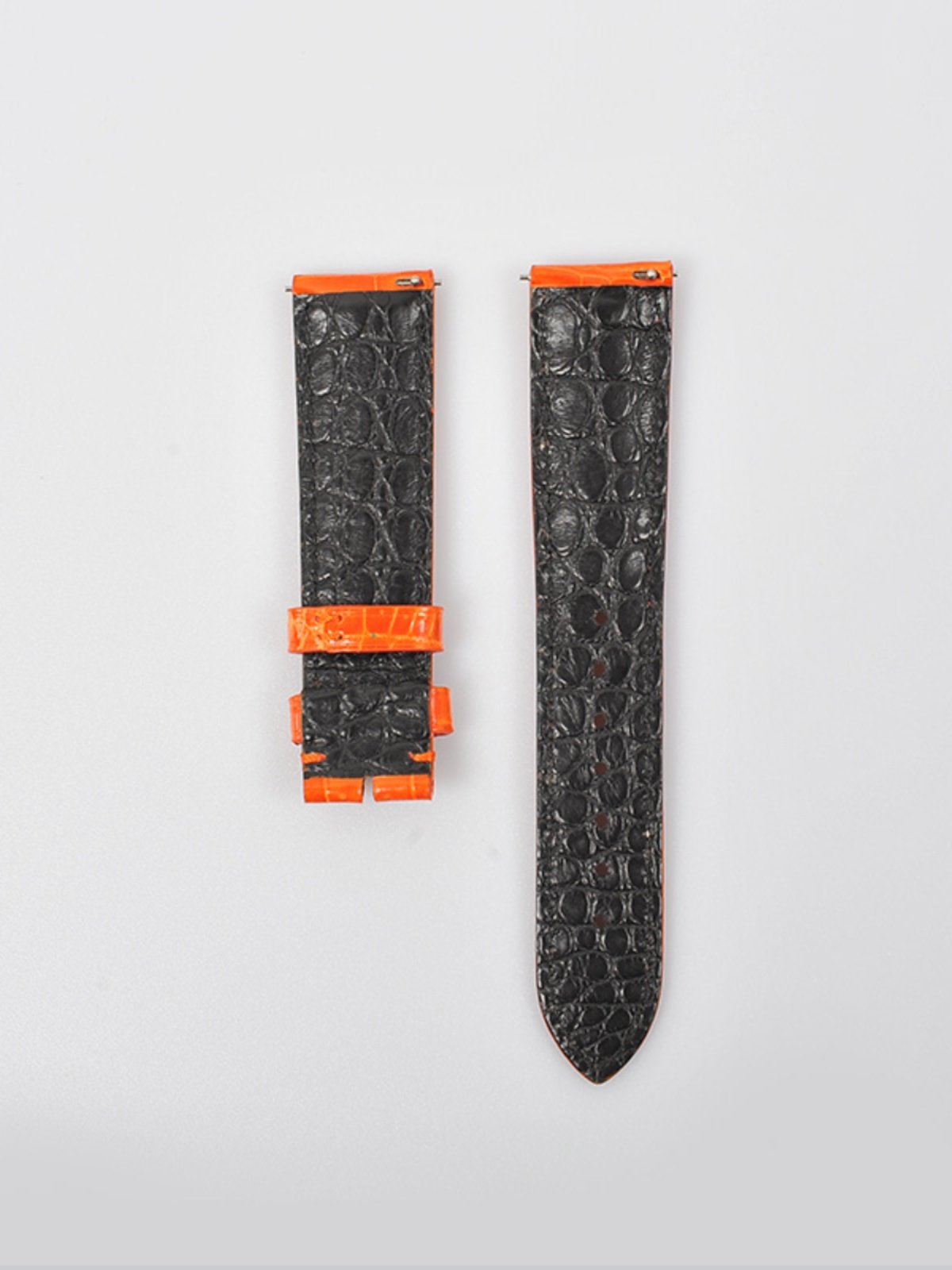 Double-Sided New Nile Crocodile Leather Watch Strap for Men, Compatible with Jaeger-LeCoultre, Omega and Mido Mechanical Watches