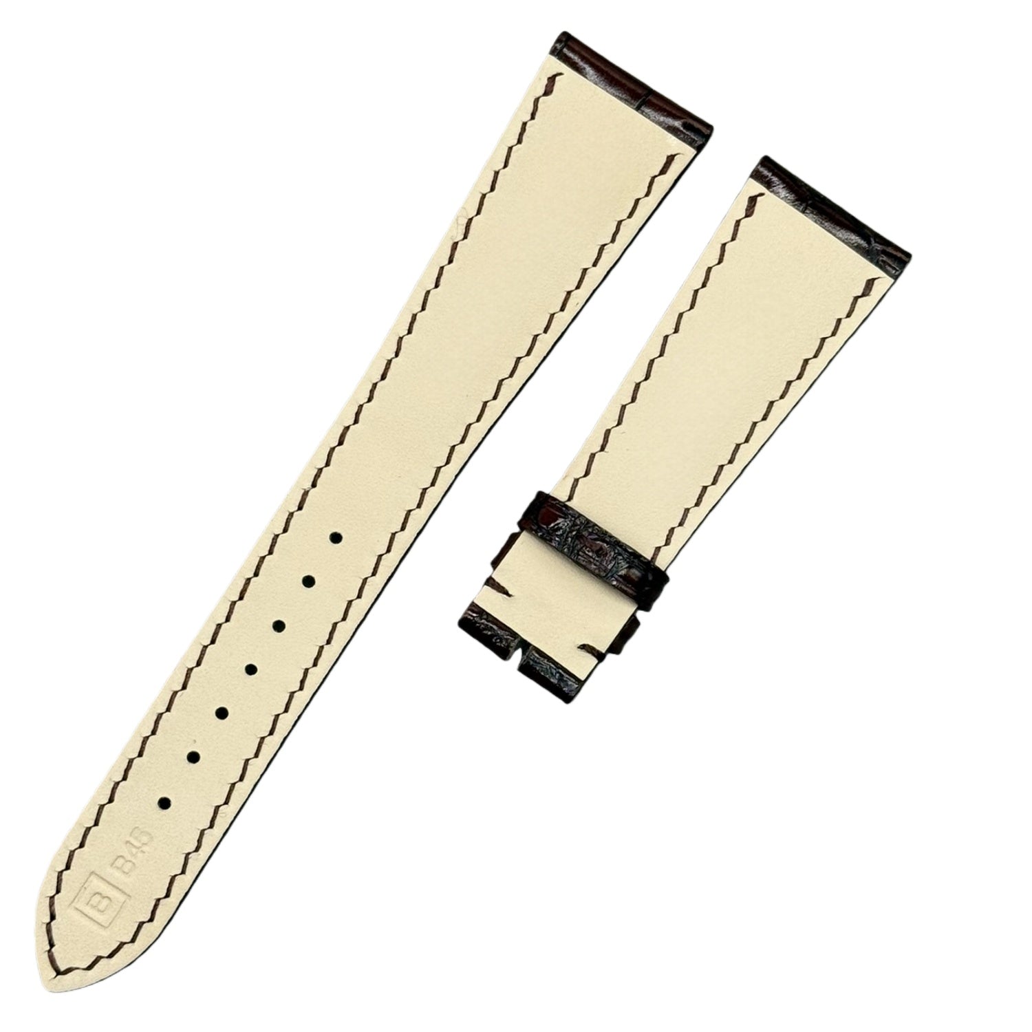 Alligator Leather Watch Strap for Patek Philippe 5146 & 5159 Series - Handmade Custom American Alligator Leather Strap