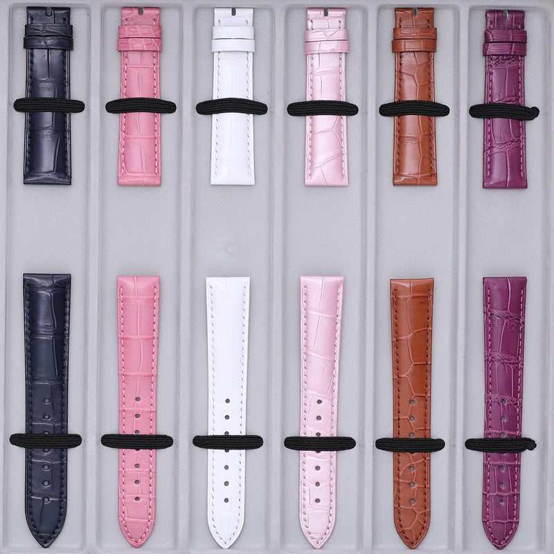 Custom Alligator Leather Watch Strap, Genuine Leather For Men & Women, Fits Omega, Jaeger-LeCoultre, Piaget, Vacheron Constantin, IWC, Cartier