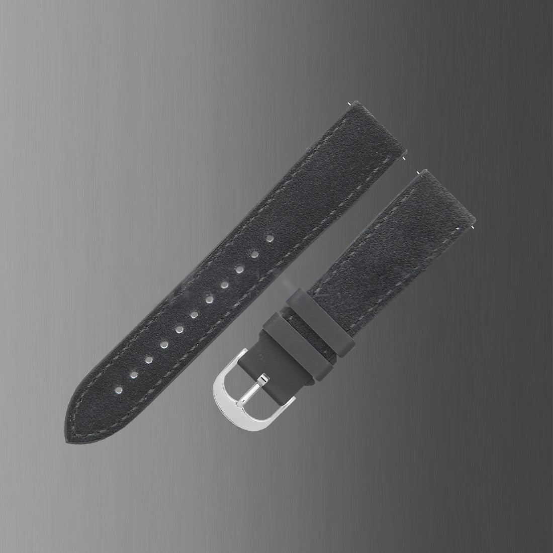 Fits Omega, Tudor, Rolex, IWC Watch Straps – Italian Suede with Rubber Insert Watch Strap