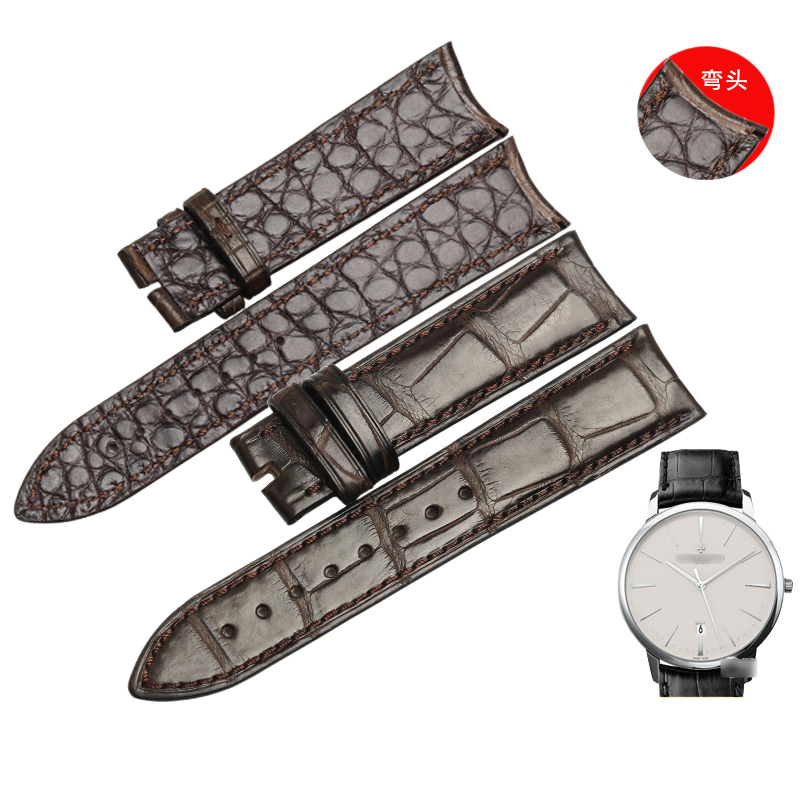 American ALLIGATOR leather watch strap, compatible with VC Vacheron Constantin Patrimony 85180/811801274