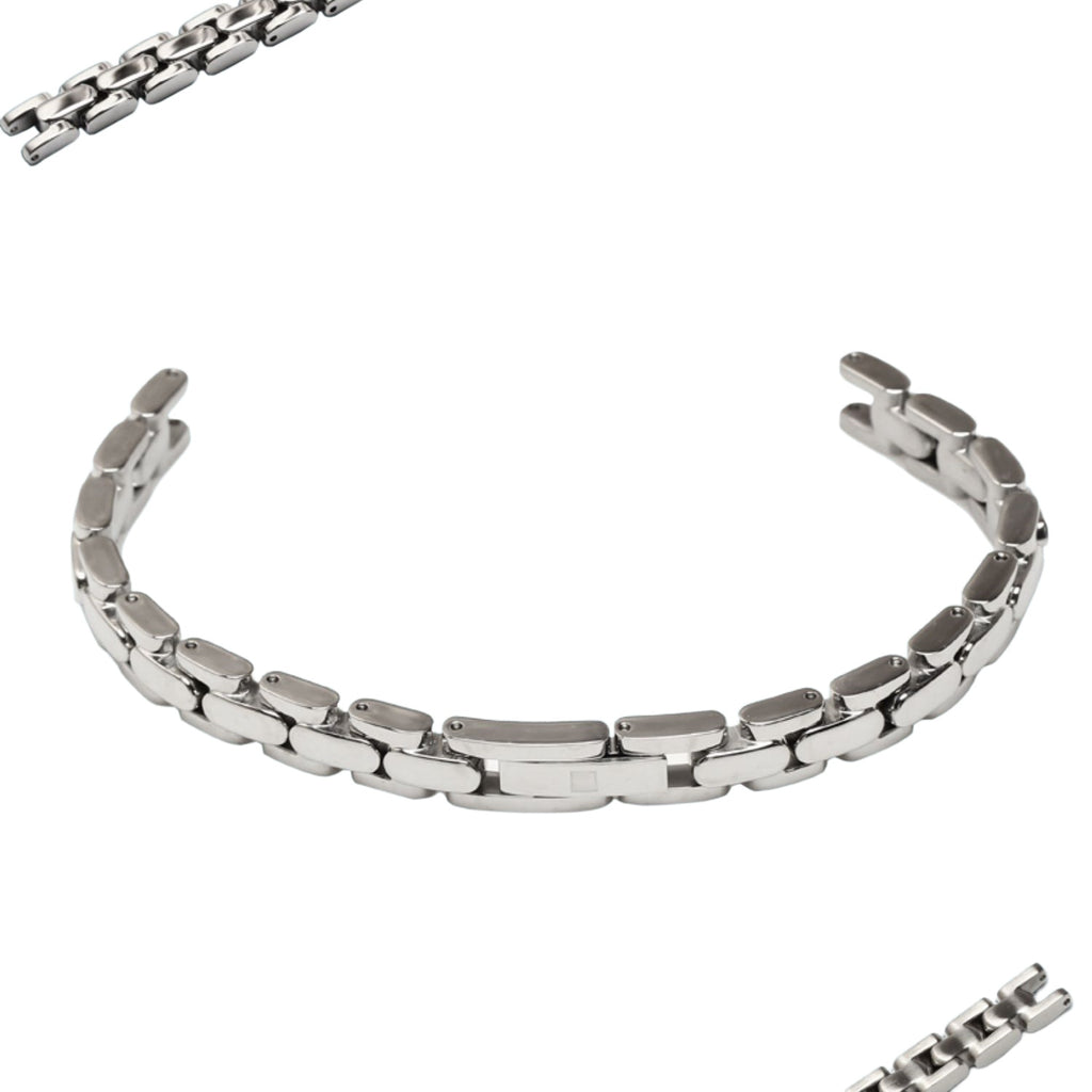 Replacement stainless steel bracelet for women, 10mm width, compatible with Tissot T003.209 Flamingo series
