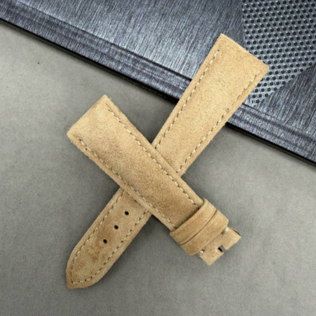 Ivory Yellow Calf Leather Watch Strap Compatible with Patek Philippe 5326