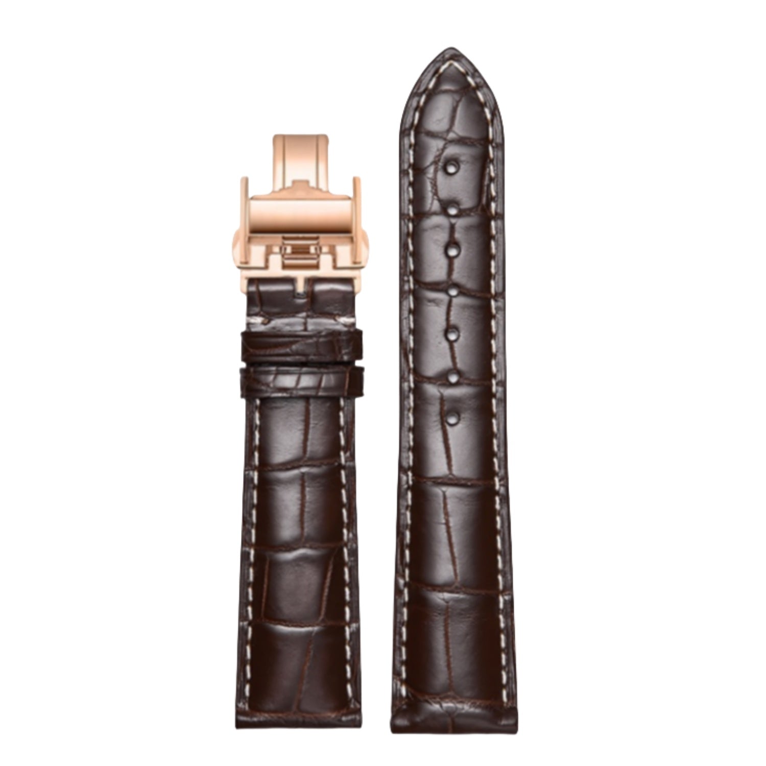 Genuine Alligator Leather Watch Strap for Longines Master Collection L2.673.4.78.3 L2.919.4.78.6 HydroConquest L3.830.4.02.6 L3.781.4.56.9 | Unisex