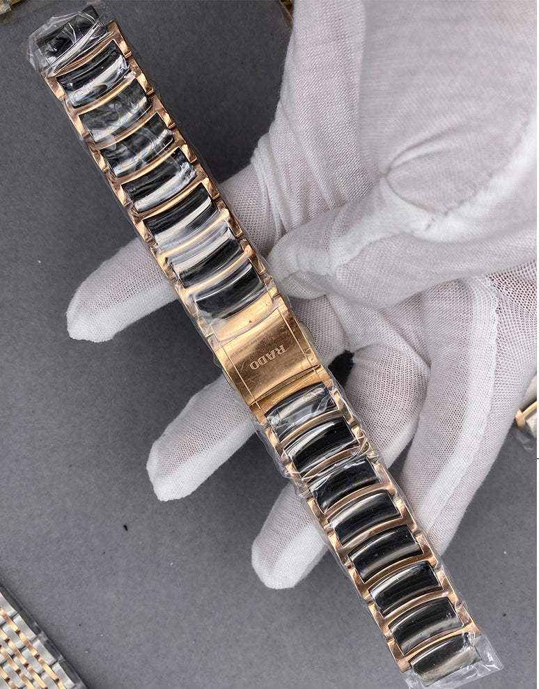 Fits RADO Stainless Steel Bracelet, RADO Centrix, Captain Cook, HyperChrome Series Watch Strap, For R32502313