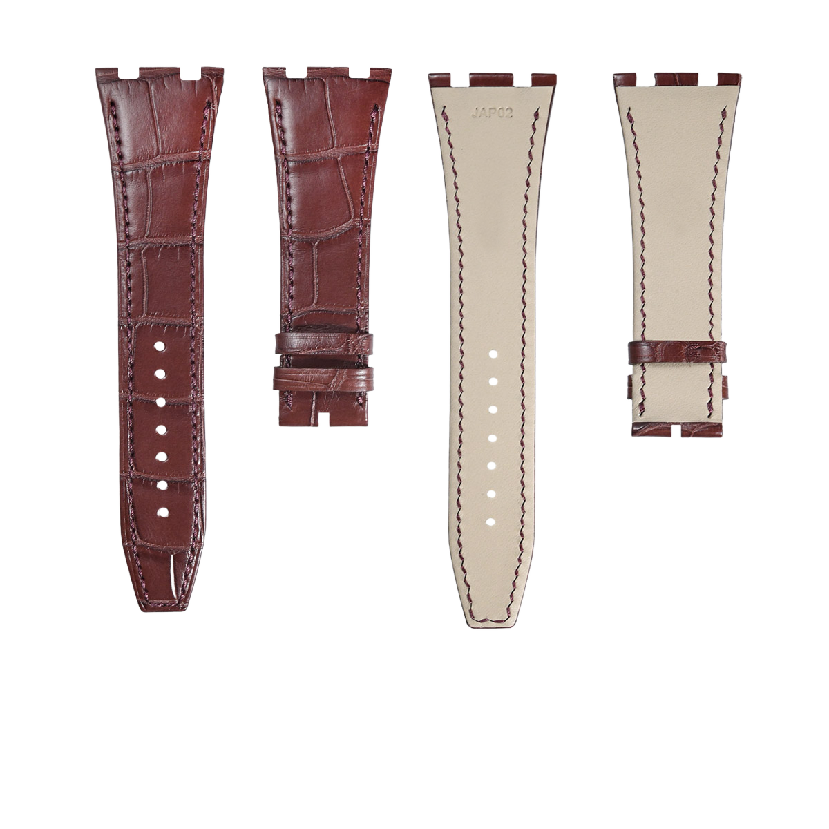 Fits Audemars Piguet 15400 15500 26239 Watch Straps – ALLIGATOR Leather Watch Strap