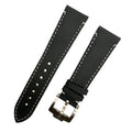 Handcrafted Nylon Texture Fluororubber Watch Strap with White Lines for Tudor Black Bay M79470