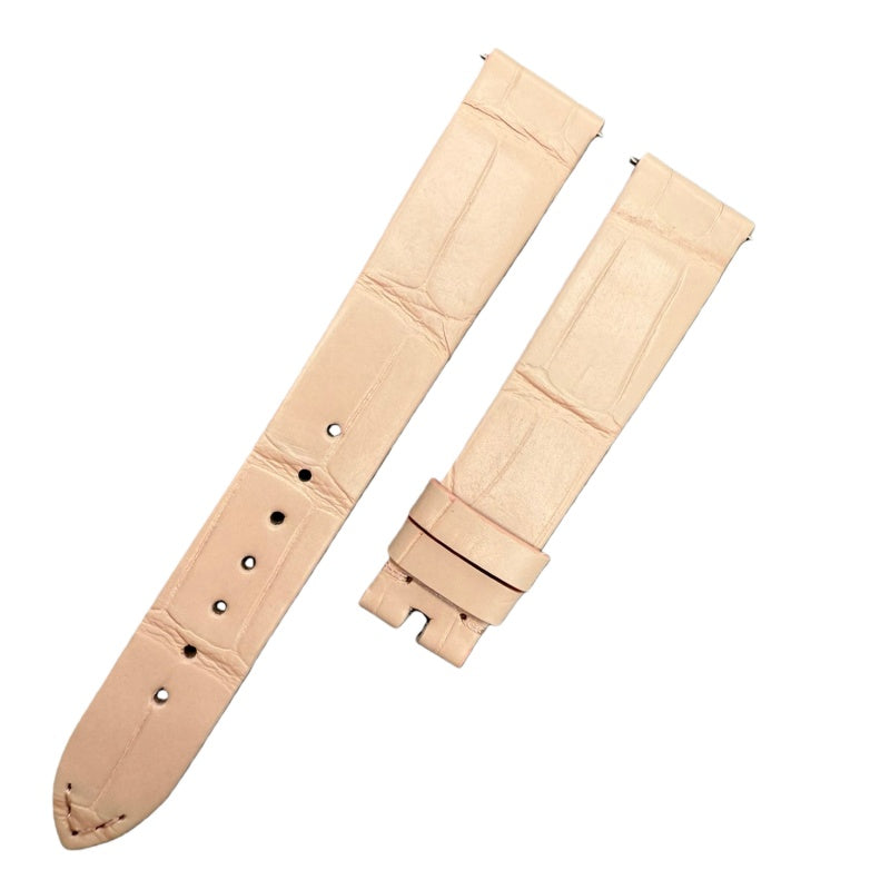 Quick-Release Alligator Leather Watch Strap for Vacheron Constantin Éliane Goddess Series - Bare Pink