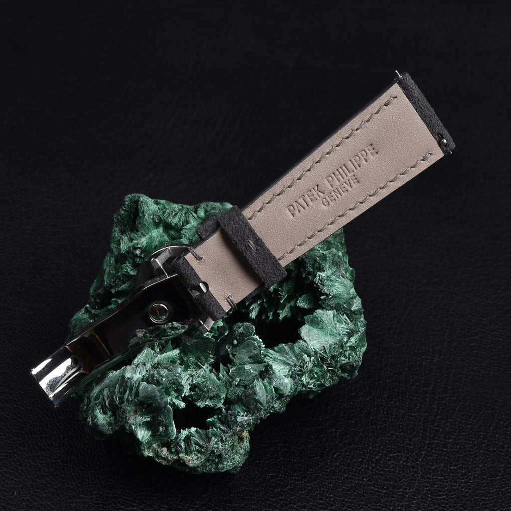 Compatible with Patek Philippe Complications Chronograph 5146 5271 5296 Suede Strap