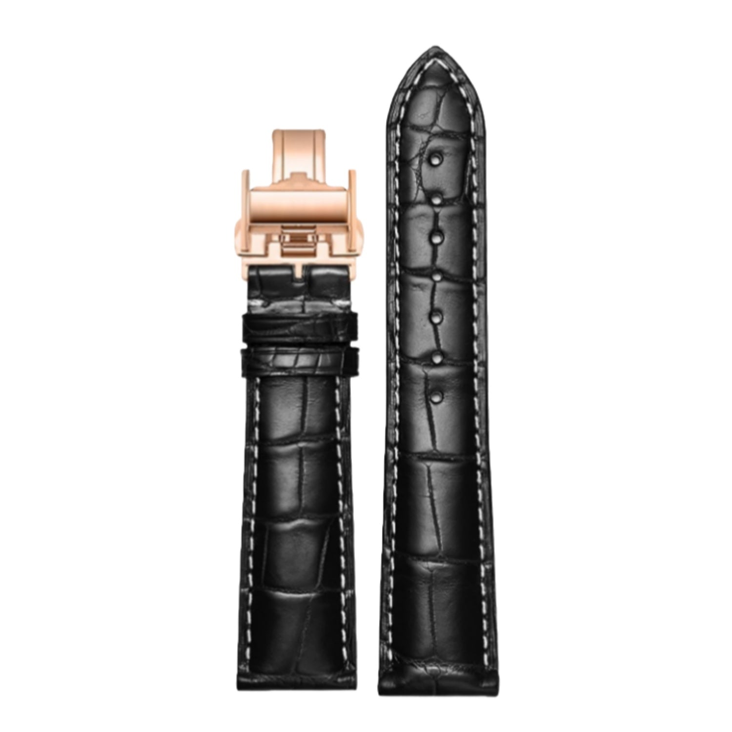 Genuine Alligator Leather Watch Strap for Longines Master Collection L2.673.4.78.3 L2.919.4.78.6 HydroConquest L3.830.4.02.6 L3.781.4.56.9 | Unisex