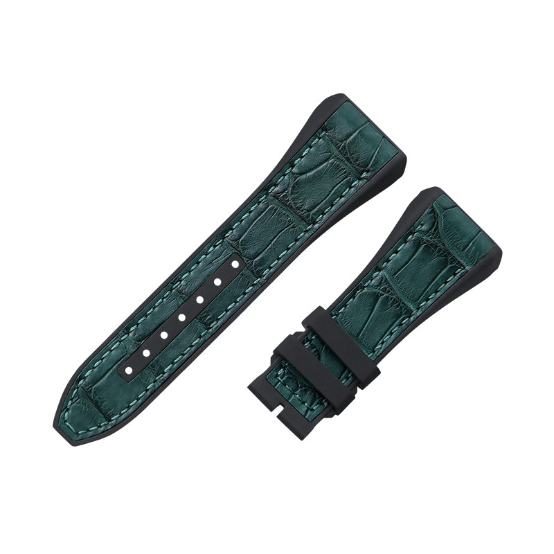 Fits Franck Muller V45 ALLIGATOR strap with rubber insert