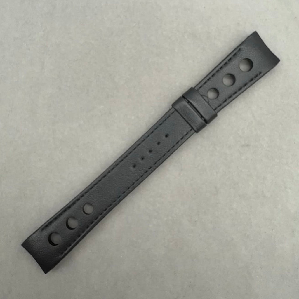 Compatible with Tudor Pelagos M20530N-0007 Tudor Strap Calf Leather Curved End Strap