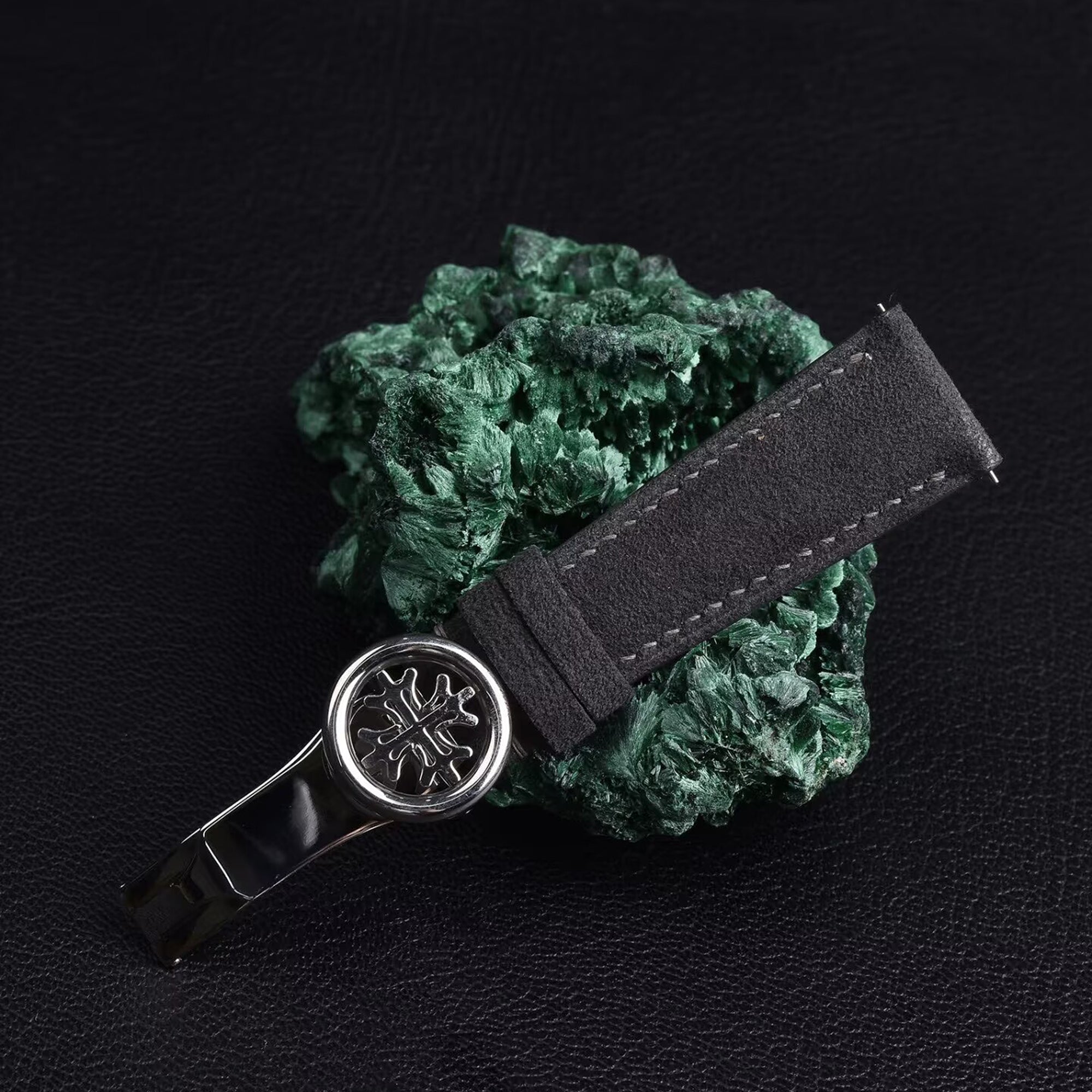 Compatible with Patek Philippe Complications Chronograph 5146 5271 5296 Suede Strap