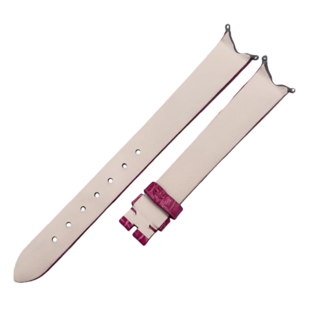 Alligator Leather Watch Strap for Piaget Limelight Gala 69 Series G0A41260 -Purple