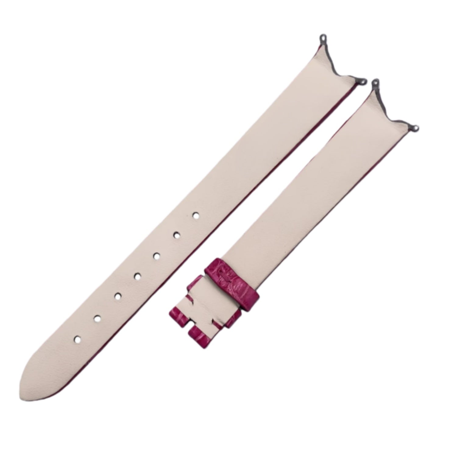 Alligator Leather Watch Strap for Piaget Limelight Gala 69 Series G0A41260 -Purple