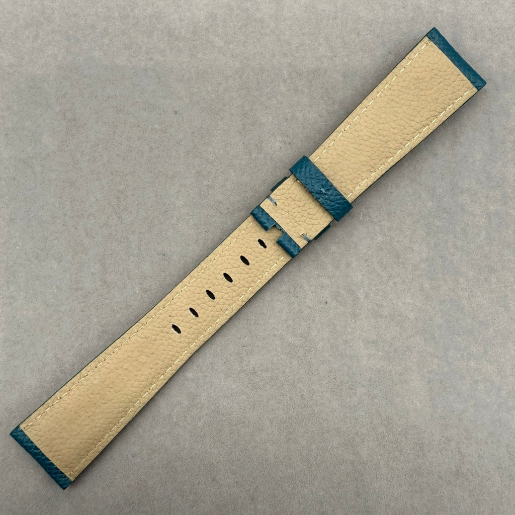 Handcrafted Custom Palm Texture Leather Watch Strap for Panerai Luminor Due - Blue