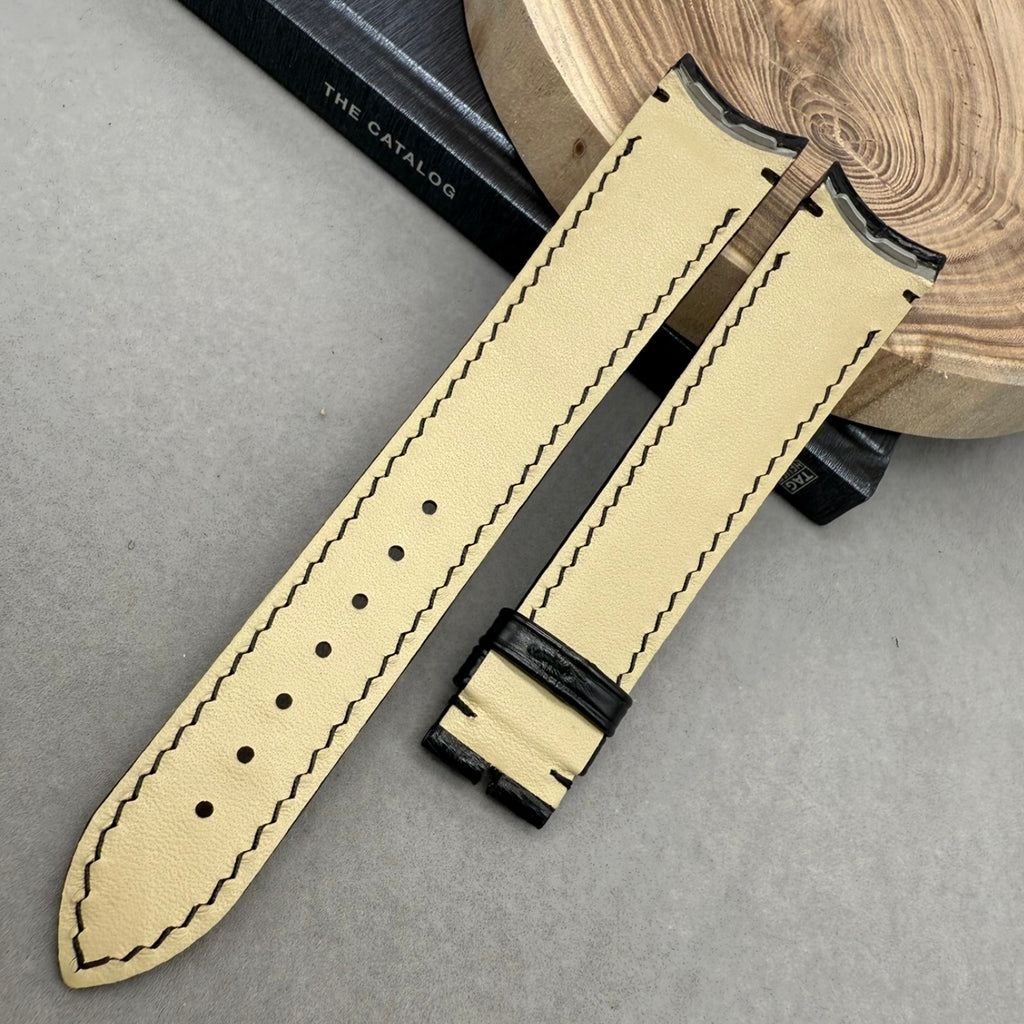 Custom Handmade Alligator Leather Watch Strap for Ulysse Nardin Complex Function Series 3343-126