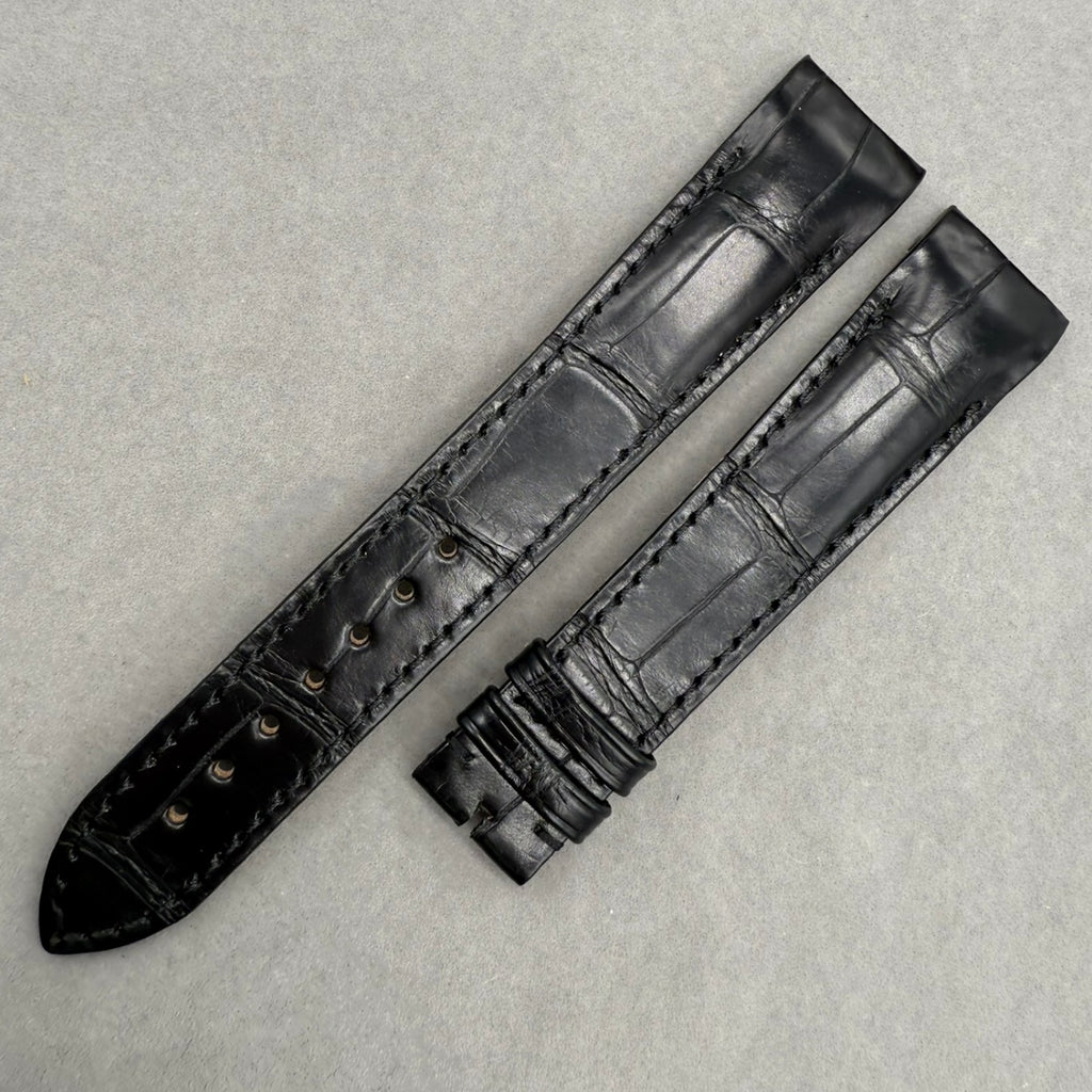 Custom Handmade Alligator Leather Watch Strap for Ulysse Nardin Complex Function Series 3343-126