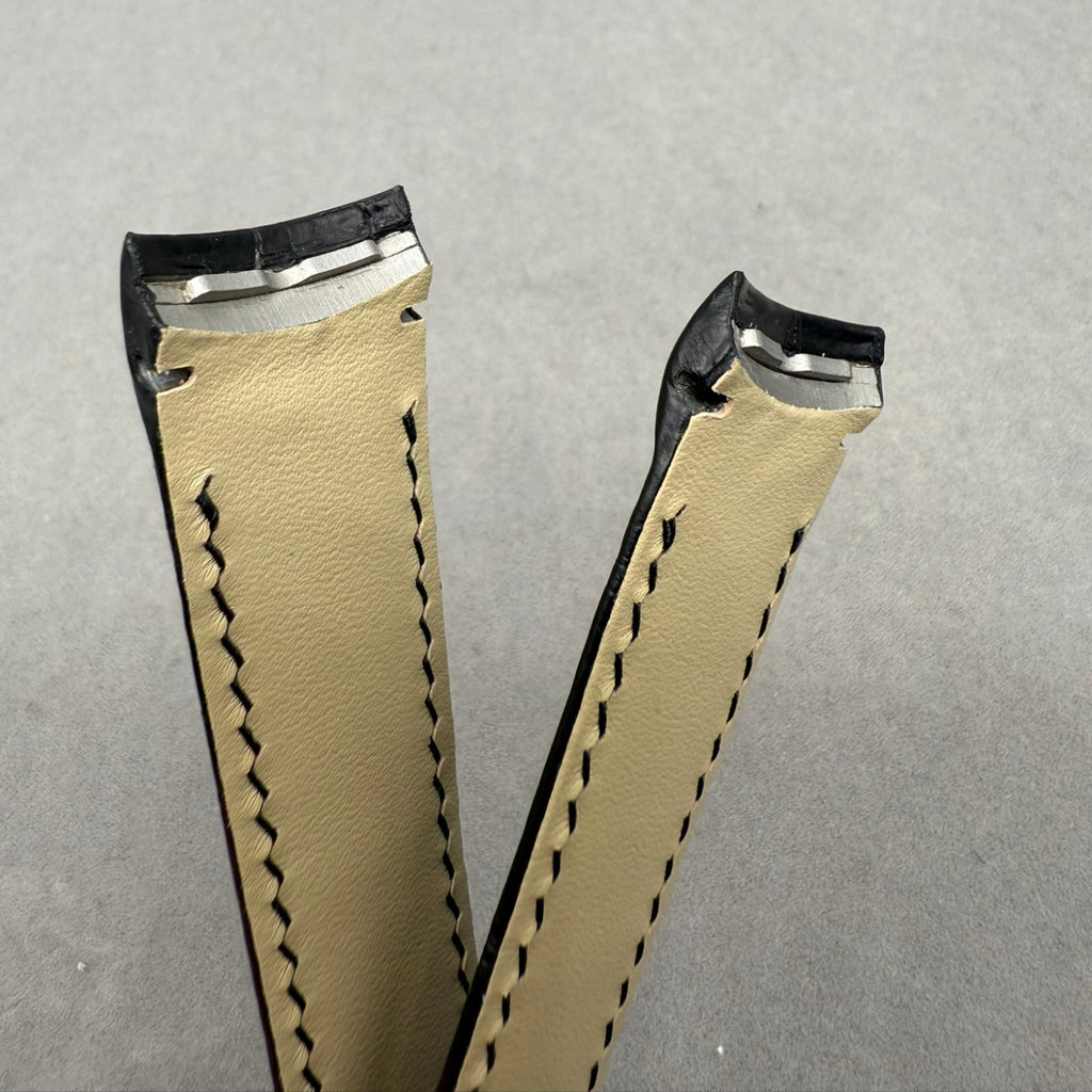 Custom Handmade Alligator Leather Watch Strap for Ulysse Nardin Complex Function Series 3343-126