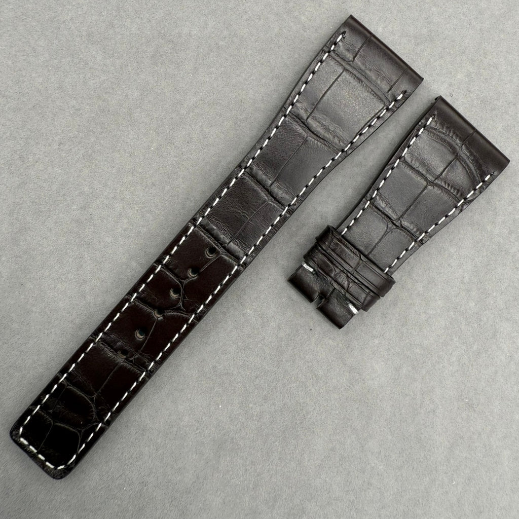 Compatible Alligator Leather Watch Strap for IWC Da Vinci IW452312