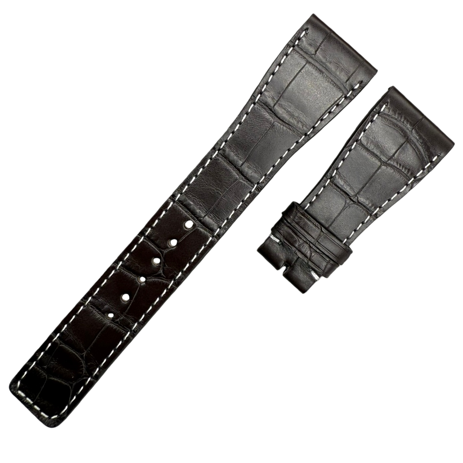 Compatible Alligator Leather Watch Strap for IWC Da Vinci IW452312