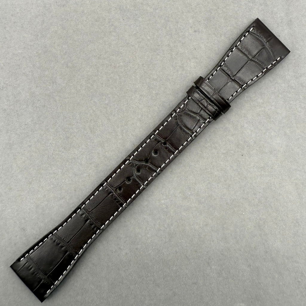 Compatible Alligator Leather Watch Strap for IWC Da Vinci IW452312