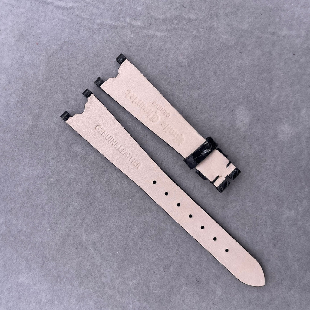 Compatible with Emile Chouriet Elegance 06.2188 Lizard Leather Strap