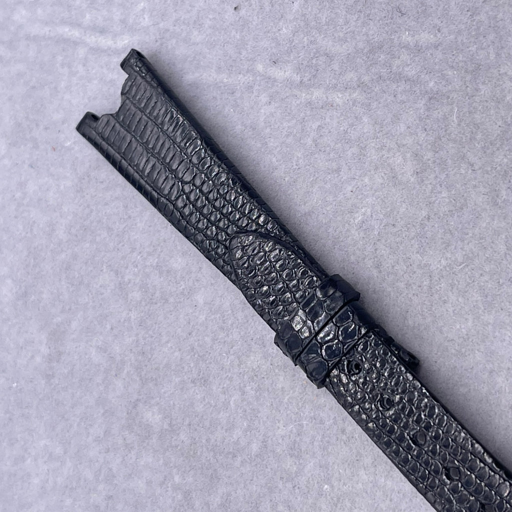 Compatible with Emile Chouriet Elegance 06.2188 Lizard Leather Strap