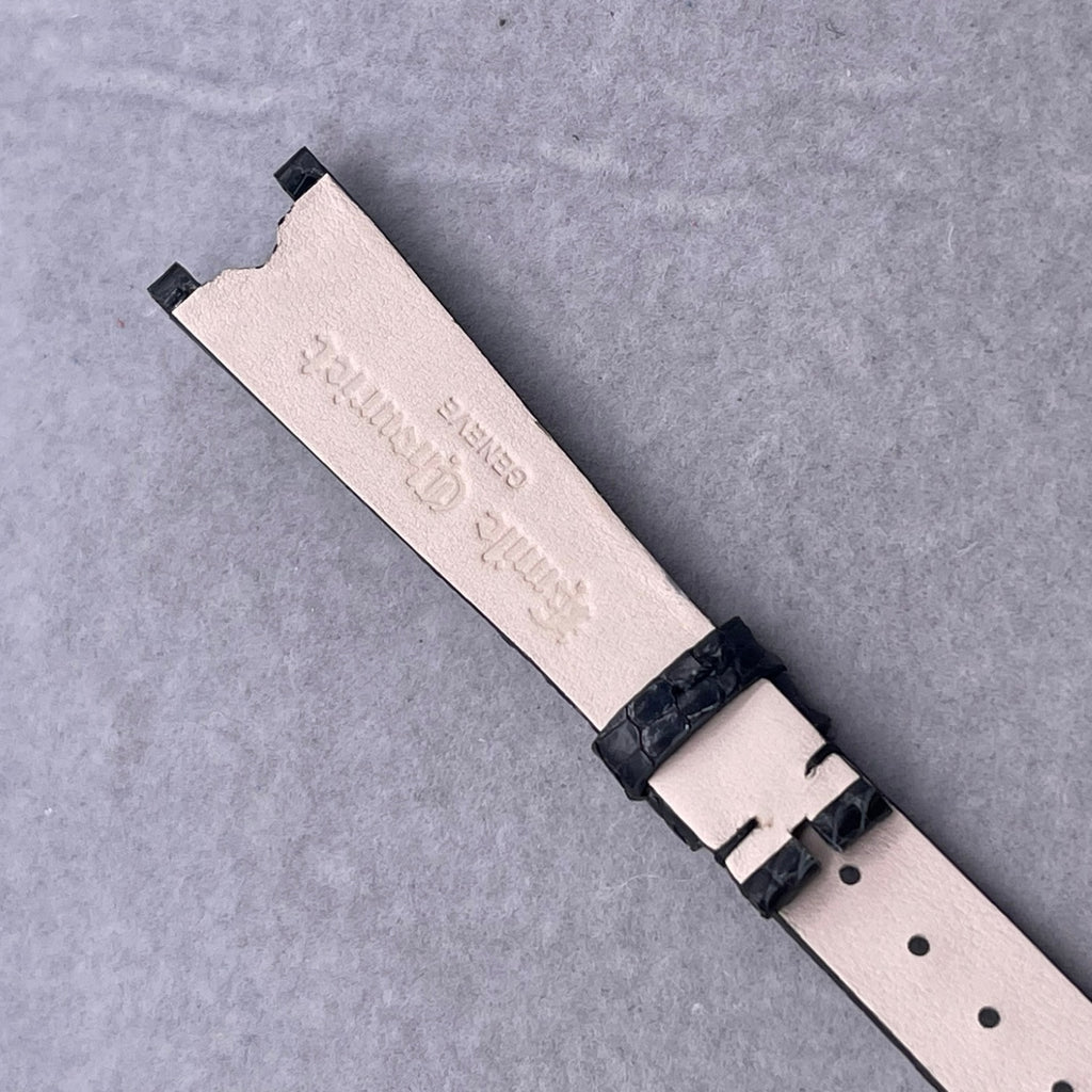 Compatible with Emile Chouriet Elegance 06.2188 Lizard Leather Strap