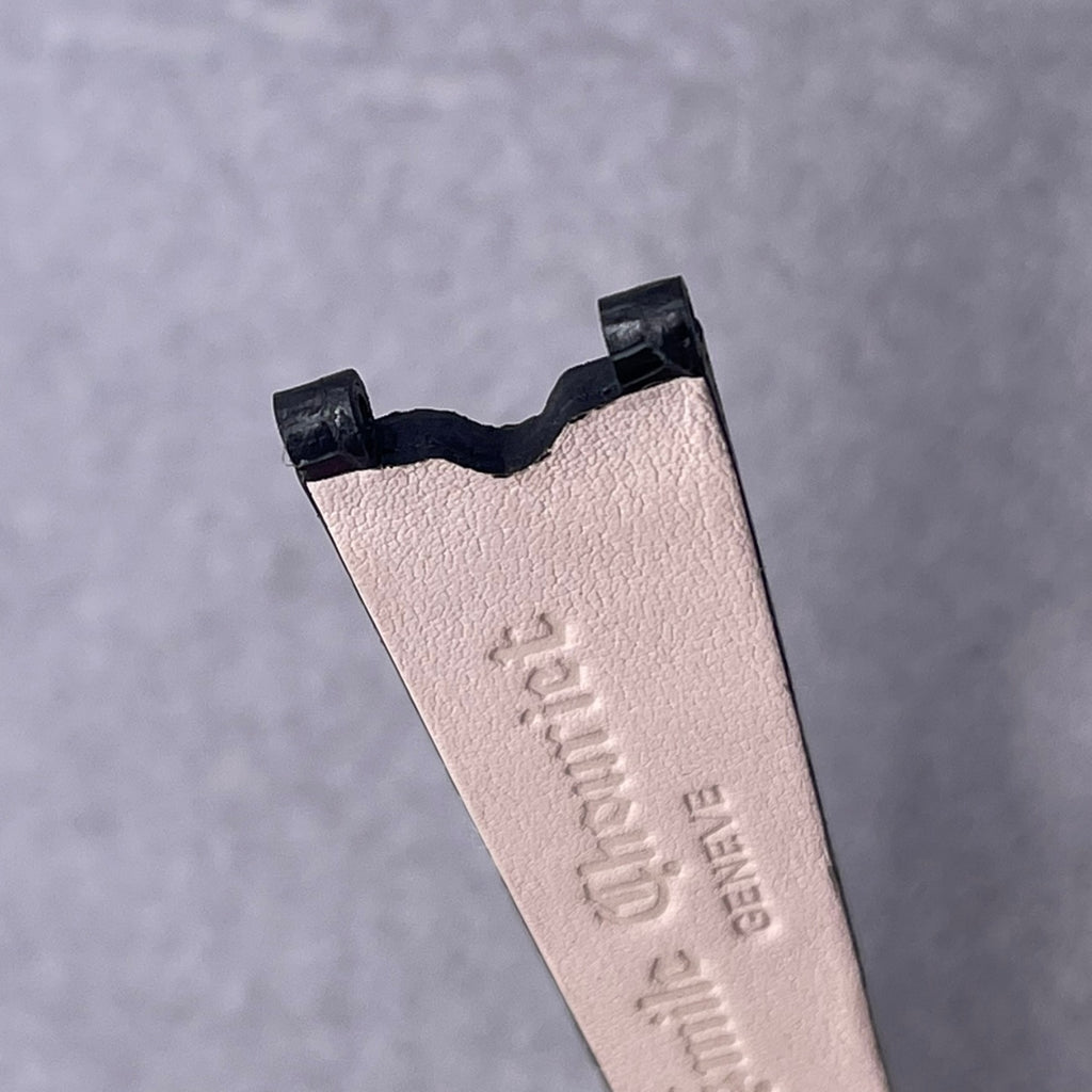 Compatible with Emile Chouriet Elegance 06.2188 Lizard Leather Strap