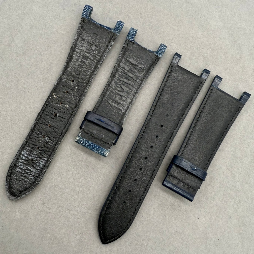 Handcrafted for Versace's models, this strap is made of high-quality Cowhide leather with a smooth texture