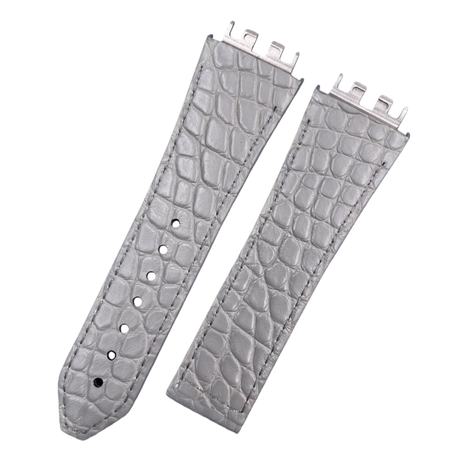 Compatible with Hublot Big Bang 441 Double-sided ALLIGATOR Strap Handmade Custom Genuine Leather Folding Strap