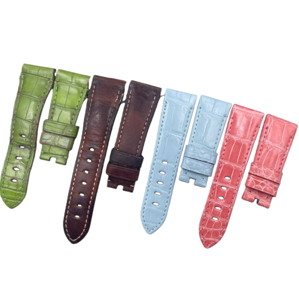 Compatible with Panerai Luminor Due PAM01180 ALLIGATOR Strap Handmade Custom Strap