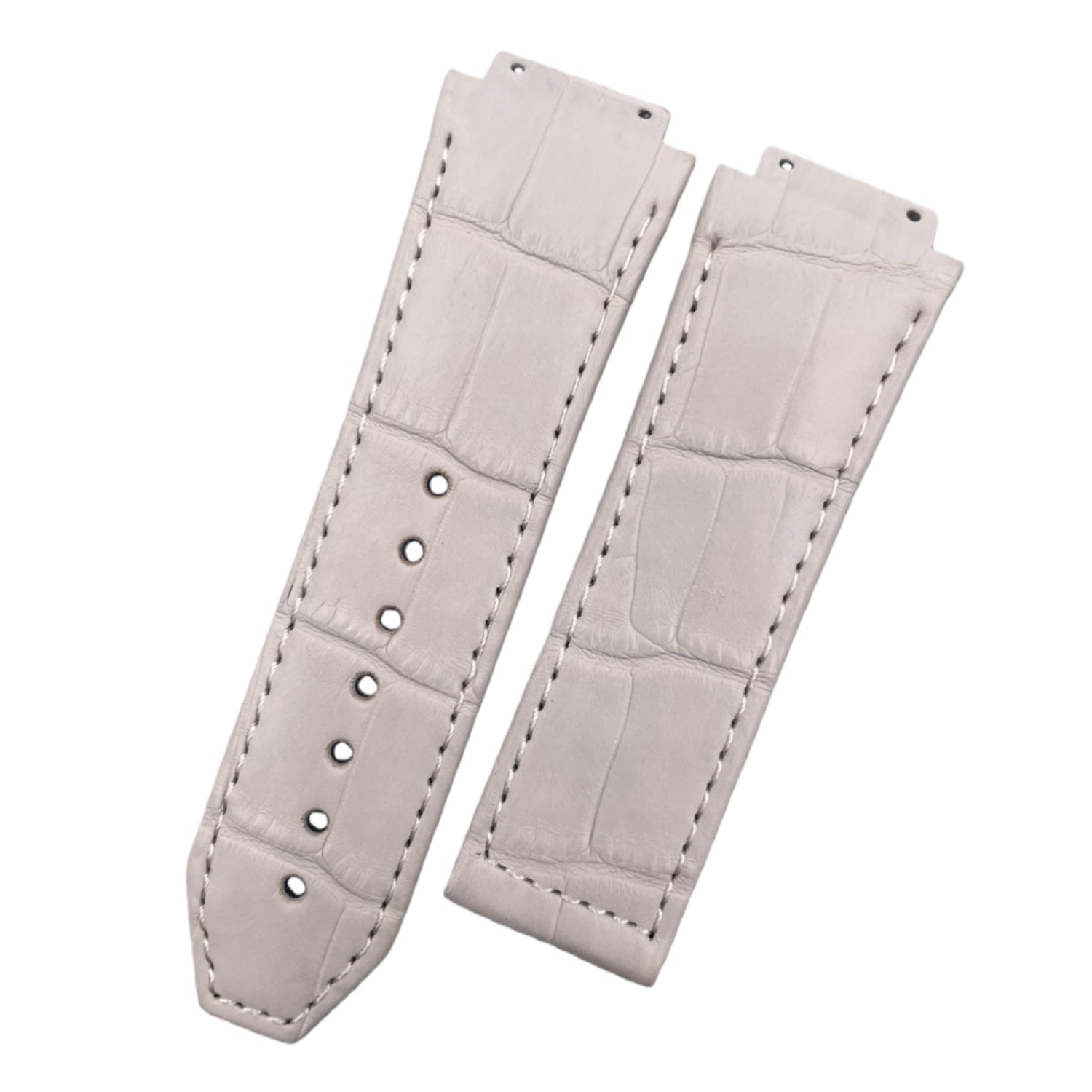 Compatible with Hublot Big Bang 441 Double-sided ALLIGATOR Strap Handmade Custom Genuine Leather Folding Strap