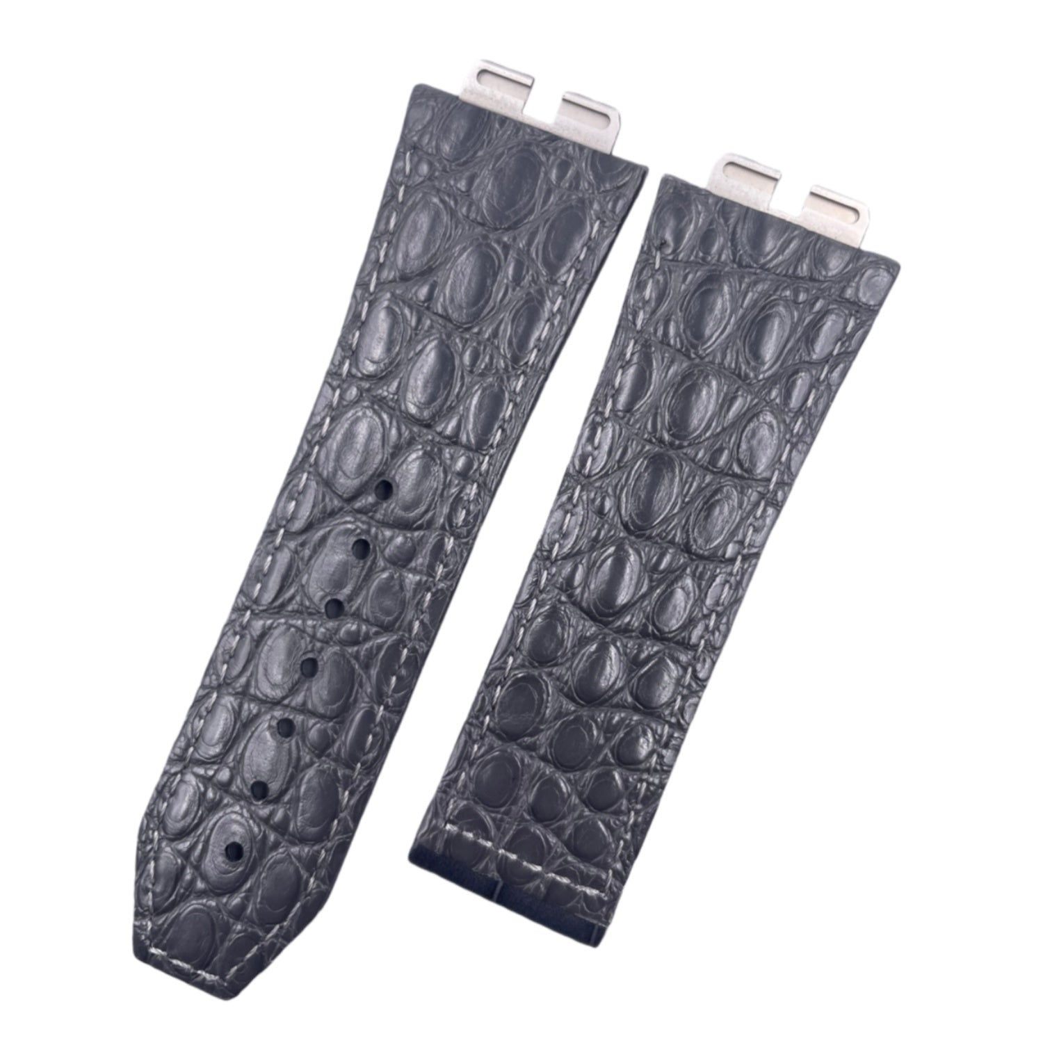 Compatible with Hublot Big Bang 441 Double-sided ALLIGATOR Strap Handmade Custom Genuine Leather Folding Strap