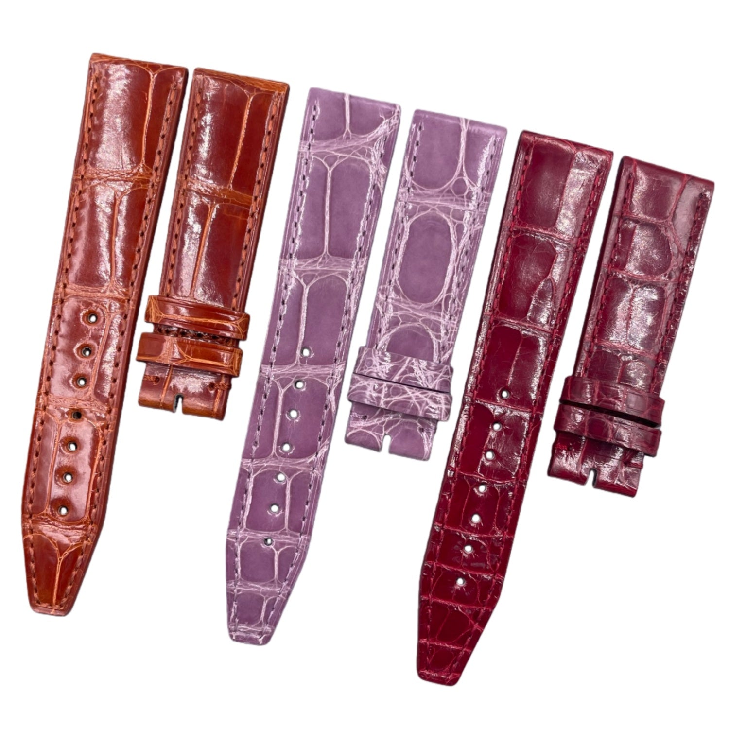 Compatible with IWC Portofino Ladies' IW45007 Polished ALLIGATOR Strap
