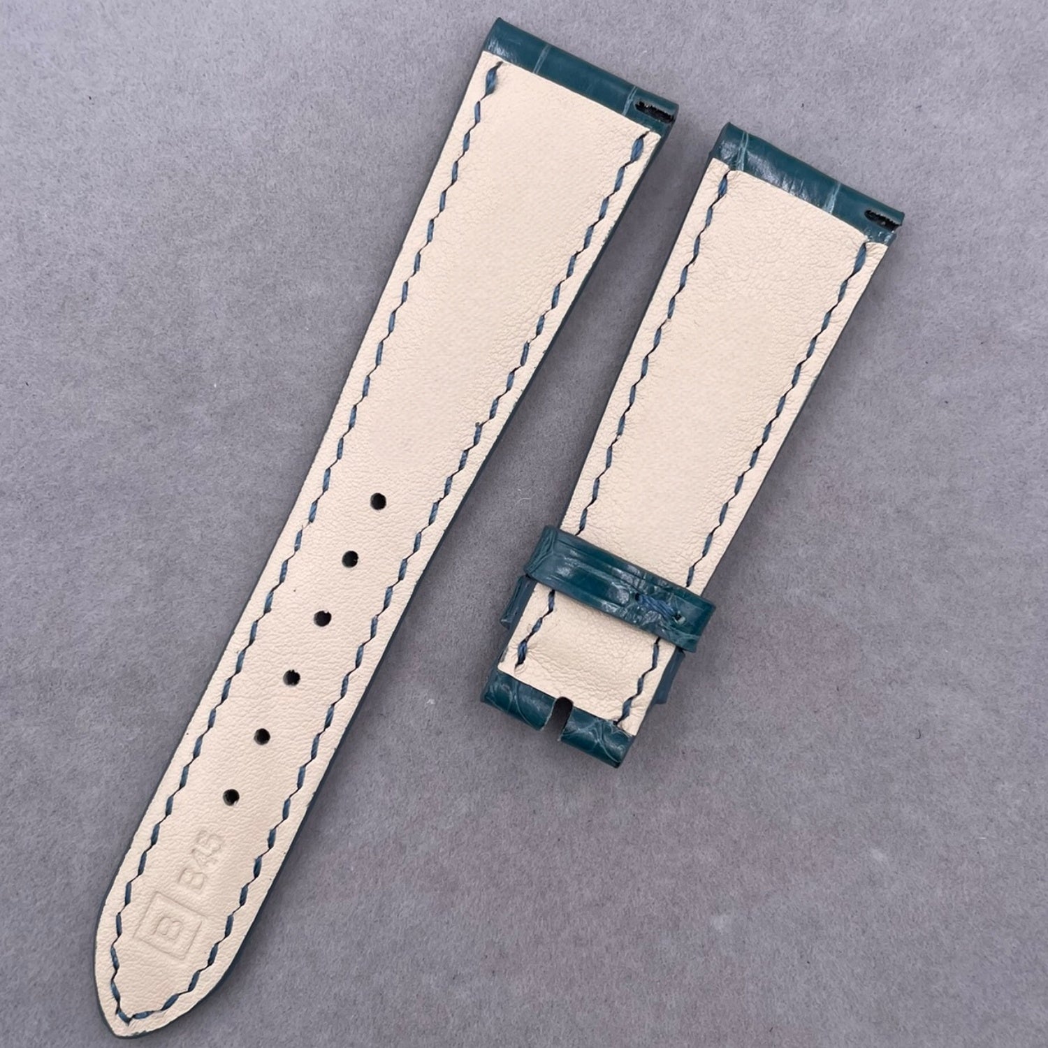 Black ALLIGATOR Leather Watch Strap for Patek Philippe 4947 Annual Calendar Chronograph – 18-20mm Deployment Clasp