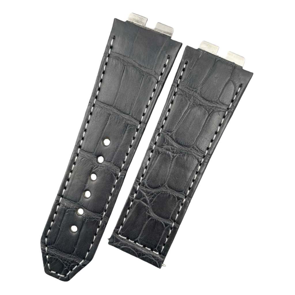 Compatible with Hublot Big Bang 411 Double-sided ALLIGATOR Strap Handmade Custom Genuine Leather Strap