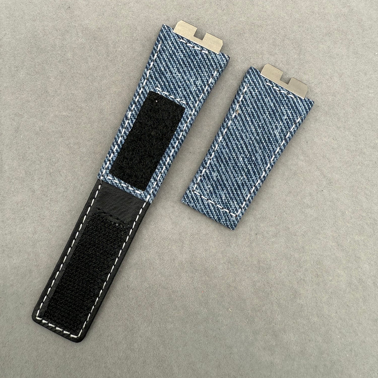 Compatible with Hublot 411/415 Denim Velcro Strap Custom Version