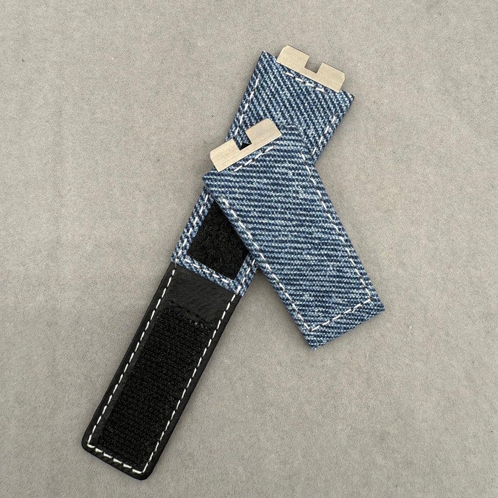 Compatible with Hublot 411/415 Denim Velcro Strap Custom Version
