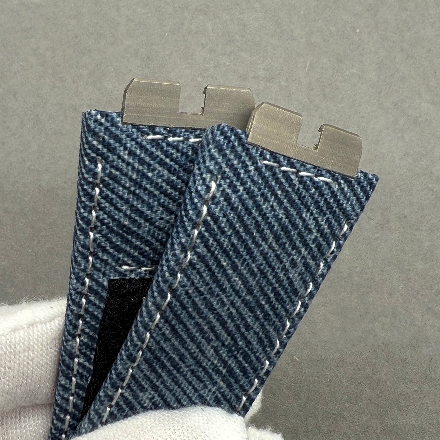 Compatible with Hublot 411/415 Denim Velcro Strap Custom Version
