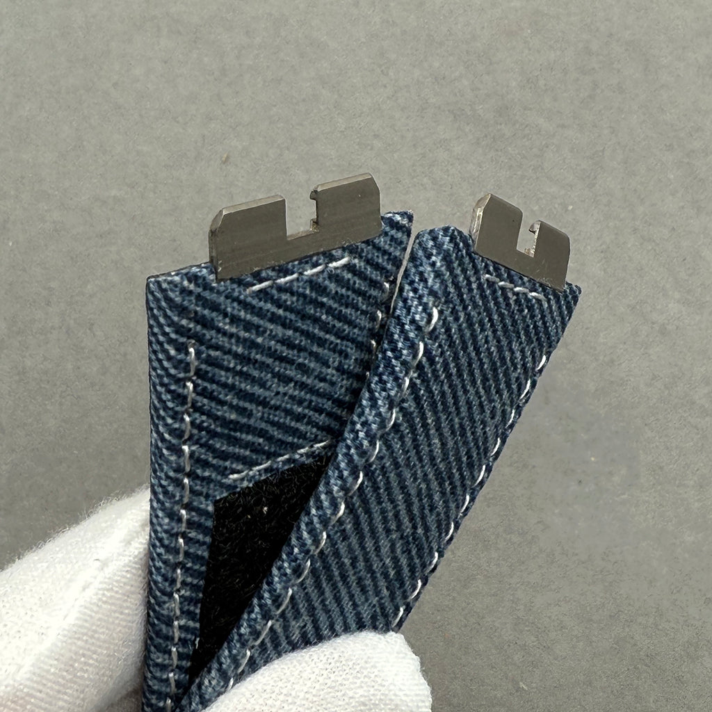 Compatible with Hublot 411/415 Denim Velcro Strap Custom Version