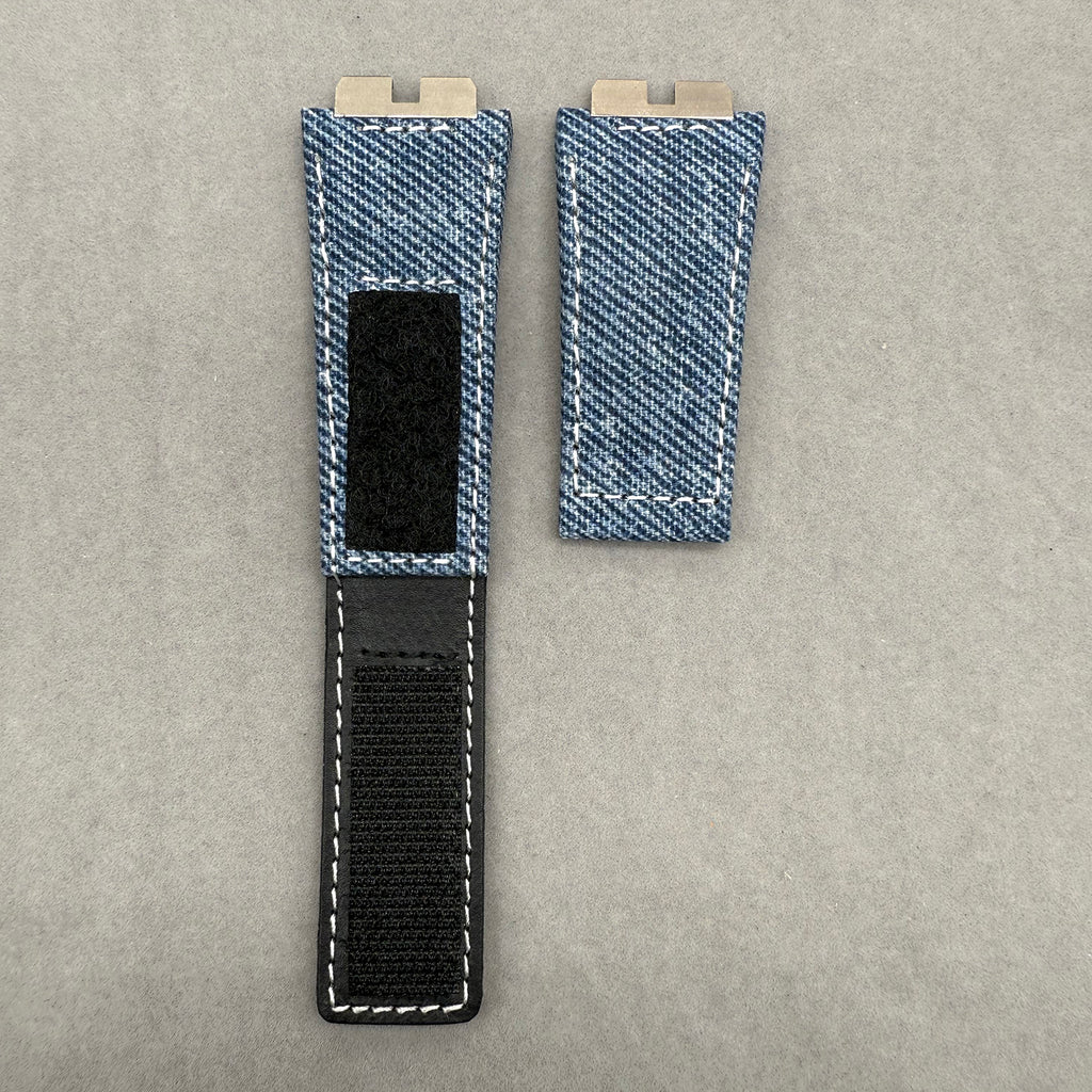 Compatible with Hublot 411/415 Denim Velcro Strap Custom Version